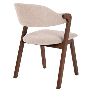 71628 ΚΑΡΕΚΛΑ RIDER HM9734.02 RUBBERWOOD ΣΕ ΚΑΡΥΔΙ-ΥΦΑΣΜΑ ΕΚΡΟΥ 59x59x83Yεκ.