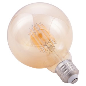 71640 ΛΑΜΠΤΗΡΑΣ GLOBO LED FILAMENT 12W E27 3000K ΧΡΥΣΟ HM4049.02