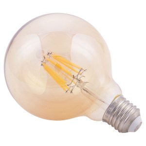 71641 ΛΑΜΠΤΗΡΑΣ GLOBO LED FILAMENT 8W E27 3000K ΧΡΥΣΟ DIMMABLE HM4050.02