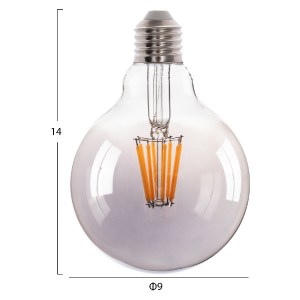 71642 ΛΑΜΠΤΗΡΑΣ GLOBO LED FILAMENT 8W E27 3000K ΦΙΜΕ DIMMABLE HM4050.03