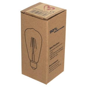 71646 ΛΑΜΠΤΗΡΑΣ HM4189.02 LED FILAMENT 12W E27 3000K GOLD