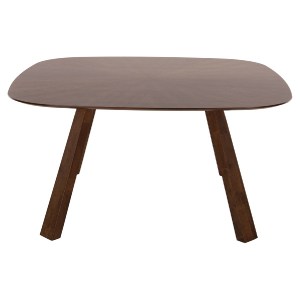 71682 ΤΡΑΠΕΖΙ ΤΡΑΠΕΖΑΡΙΑΣ RINER HM9733 MDF ΜΕ ΚΑΠΛΑΜΑ ΚΑΡΥΔΙΑΣ 150x150x75Υ εκ.