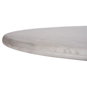 71822 ΤΡΑΠΕΖΙ ΤΡΑΠΕΖΑΡΙΑΣ ΟΒΑΛ PURGER HM9715 ΜΑΣΙΦ MANGO-ΛΕΥΚΟ ΜΑΡΜΑΡΟ 180x90x76Υεκ.