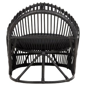 71853 ΠΟΛΥΘΡΟΝΑ ENTROPY HM9840.03 ΦΥΣΙΚΟ RATTAN ΜΕ ΜΑΞΙΛΑΡΙ-ΜΑΥΡΟ 80x97x85Υεκ.