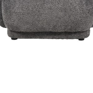 71925 ΠΟΛΥΘΡΟΝΑ KARPEN HM9600.01 ΓΚΡΙ ΜΠΟΥΚΛΕ ΥΦΑΣΜΑ  93x87x78Υ εκ.
