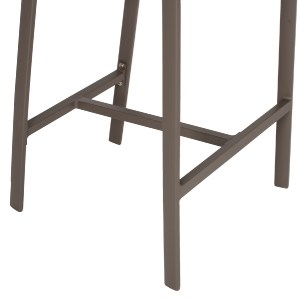 72054 ΣΚΑΜΠΟ ΑΛΟΥΜΙΝΙΟΥ ΣΑΜΠΑΝΙ ΜΕ ΜΠΡΑΤΣΑ RATTAN & TEXTLINE 56x58x105Yεκ.HM5892.23