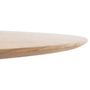72146 ΤΡΑΠΕΖΙ ΣΤΡΟΓΓΥΛΟ DENTY HM9612.01 MDF ΜΕ ΚΑΠΛΑΜΑ ΔΡΥΟΣ-ΧΡΩΜΑ ΔΡΥΟΣ Φ120x75Υεκ.