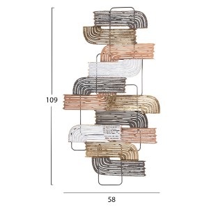 72161 ΔΙΑΚΟΣΜΗΤΙΚΟ ΤΟΙΧΟΥ HM4206 ΜΕΤΑΛΛΟ ΣΕ ΔΙΑΦΟΡΑ ΧΡΩΜΑΤΑ 58x4x109εκ.