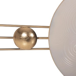 72165 ΡΟΛΟΙ ΤΟΙΧΟΥ ΜΕΤΑΛΛΙΚΟ HM4212 ΛΕΥΚΟ ΜΕ ΜΑΥΡΟΥΣ ΔΕΙΚΤΕΣ 116x7x50,5Υ εκ.