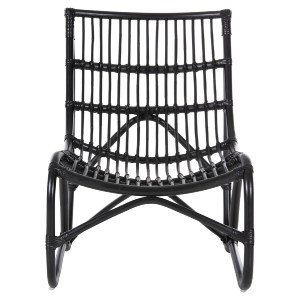 72206 ΠΟΛΥΘΡΟΝΑ GRINN HM9815.02 ΡΑΒΔΟΙ RATTAN ΣΕ ΜΑΥΡΟ 56,5x73,5x79,5Υ εκ.