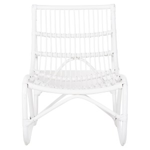 72207 ΠΟΛΥΘΡΟΝΑ GRINN HM9815.03 ΡΑΒΔΟΙ RATTAN ΣΕ ΛΕΥΚΟ 56,5x73,5x79,5Υ εκ.