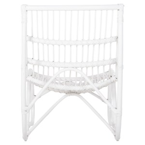 72207 ΠΟΛΥΘΡΟΝΑ GRINN HM9815.03 ΡΑΒΔΟΙ RATTAN ΣΕ ΛΕΥΚΟ 56,5x73,5x79,5Υ εκ.