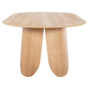 72310 ΤΡΑΠΕΖΙ ΟΒΑΛ DENTY HM9611.01 MDF ΜΕ ΚΑΠΛΑΜΑ ΔΡΥΟΣ-ΦΥΣΙΚΟ ΟΑΚ 240x120x75Υεκ.