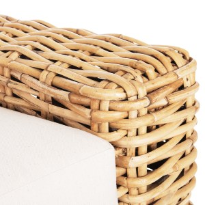 72314 ΚΑΝΑΠΕΣ ΤΡΙΘΕΣΙΟΣ ΕΞ.ΧΩΡΟΥ TROPEL HM9808 ΞΥΛΟ MANGO-RATTAN ΦΥΣΙΚΟ-ΛΕΥΚΑ ΜΑΞΙΛΑΡΙΑ 216x88x85Υεκ