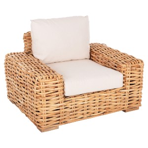 72316 ΠΟΛΥΘΡΟΝΑ TROPEL HM9810 ΞΥΛΟ MANGO-RATTAN ΦΥΣΙΚΟ-ΛΕΥΚΑ ΜΑΞΙΛΑΡΙΑ 110x88x70-85Υεκ.
