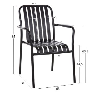 72325 ΠΟΛΥΘΡΟΝΑ ΑΛΟΥΜΙΝΙΟΥ RACHEL HM6088.01 ΜΑΥΡΗ 63x58x85Υεκ.