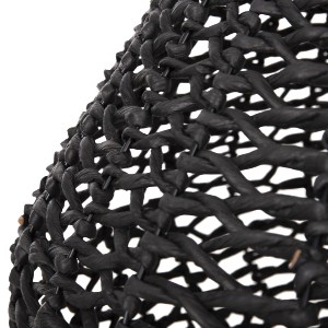 72393 ΦΩΤΙΣΤΙΚΟ ΟΡΟΦΗΣ ΚΡΕΜΑΣΤΟ HM4346 ΑΠΟ PAPER ROPE ΜΠΕΖ ΚΑΙ ΜΑΥΡΟ Φ55,5x44Υεκ.