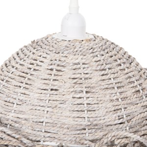 72396 ΦΩΤΙΣΤΙΚΟ ΟΡΟΦΗΣ ΚΡΕΜΑΣΤΟ HM4349 SEAGRASS ΣΕ WHITEWASH ΧΡΩΜΑ Φ50x25-135Υεκ.