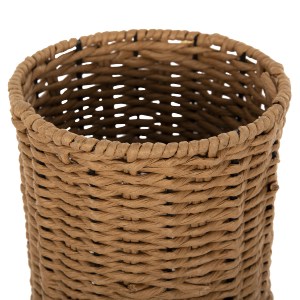 72397 ΦΩΤΙΣΤΙΚΟ ΔΑΠΕΔΟΥ HM4342 ΜΕΤΑΛΛΟ-PAPER ROPE ΣΕ ΜΠΕΖ ΑΜΜΟΥ-ΜΑΥΡΟ Φ20X120Υεκ.