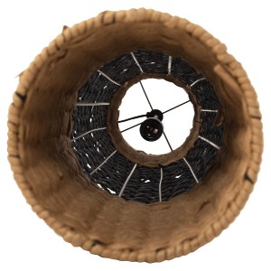 72397 ΦΩΤΙΣΤΙΚΟ ΔΑΠΕΔΟΥ HM4342 ΜΕΤΑΛΛΟ-PAPER ROPE ΣΕ ΜΠΕΖ ΑΜΜΟΥ-ΜΑΥΡΟ Φ20X120Υεκ.