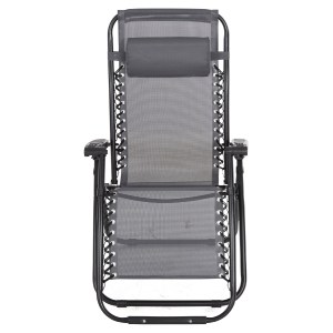 72410 ΠΟΛΥΘΡΟΝΑ RELAX COMPANION HM5095.11 ΓΚΡΙ TEXTILENE-ΜΑΥΡΟ ΜΕΤΑΛΛΟ 67x145x110Υεκ.