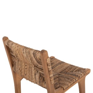 72422 ΣΚΑΜΠΟ ΜΠΑΡ WALTER HM9841 ΞΥΛO TEAK ΣΕ ΦΥΣΙΚΟ-ΨΑΘΑ 46x55x105Υ εκ.
