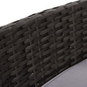72426 ΣΕΤ ΣΑΛΟΝΙ 4ΤΜΧ STASIA HM6089.02 ΣΥΝΘ.RATTAN ΓΚΡΙ-ΜΠΕΖ ΜΑΞΙΛΑΡΙΑ