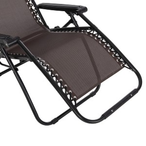 72432 ΠΟΛΥΘΡΟΝΑ RELAX COMPANION HM5095.13 ΚΑΦΕ TEXTILENE-ΜΑΥΡΟ ΜΕΤΑΛΛΟ 67x145x110Υεκ.