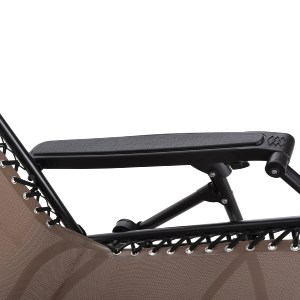 72434 ΠΟΛΥΘΡΟΝΑ RELAX COMPANION HM5095.14 ΣΑΜΠΑΝΙ TEXTILENE-ΜΑΥΡΟ ΜΕΤΑΛΛΟ 67x145x110Υεκ.
