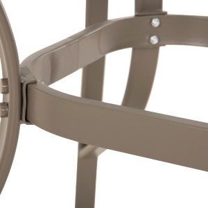72488 ΤΡΑΠΕΖΙ BRUNO 149,5x89,5x72Υεκ. ΜΕΤΑΛΛΙΚΟ ΣΑΜΠΑΝΙ ΜΕ ΤΡΥΠΑ ΟΜΠΡΕΛΑΣ Φ38mm HM5145.14