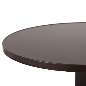 72501 ΤΡΑΠΕΖΙ ΣΤΡΟΓΓΥΛΟ GOSS HM5974.02 ΑΛΟΥΜΙΝΙΟ ΚΑΦΕ Φ60x70Υεκ.
