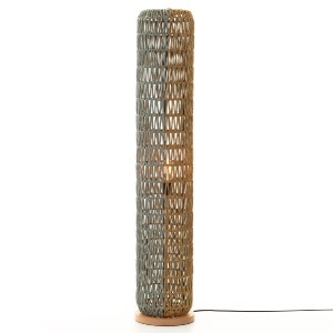 72524 ΦΩΤΙΣΤΙΚΟ ΔΑΠΕΔΟΥ HM4356 ΜΕΤΑΛΛΟ-PAPER ROPE ΣΕ ΜΠΕΖ-ΦΥΣΤΙΚΙ Φ23X123Υεκ.