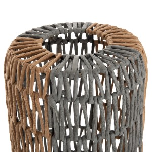 72524 ΦΩΤΙΣΤΙΚΟ ΔΑΠΕΔΟΥ HM4356 ΜΕΤΑΛΛΟ-PAPER ROPE ΣΕ ΜΠΕΖ-ΦΥΣΤΙΚΙ Φ23X123Υεκ.