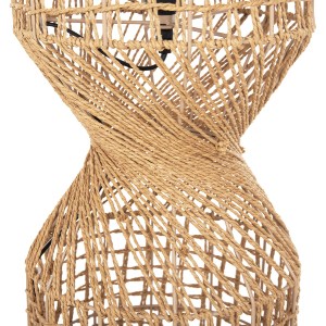 72526 ΦΩΤΙΣΤΙΚΟ ΔΑΠΕΔΟΥ HM4358 ΜΕΤΑΛΛΟ-PAPER ROPE ΣΕ ΚΑΦΕ-2 ΛΑΜΠΕΣ Φ25x102Υεκ.