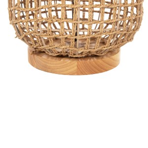 72526 ΦΩΤΙΣΤΙΚΟ ΔΑΠΕΔΟΥ HM4358 ΜΕΤΑΛΛΟ-PAPER ROPE ΣΕ ΚΑΦΕ-2 ΛΑΜΠΕΣ Φ25x102Υεκ.