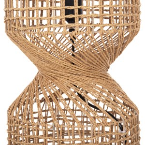 72527 ΦΩΤΙΣΤΙΚΟ ΔΑΠΕΔΟΥ HM4359 ΜΕΤΑΛΛΟ-PAPER ROPE ΣΕ ΚΑΦΕ-2 ΛΑΜΠΕΣ Φ25x78,5Υεκ.