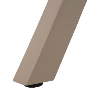72532 ΠΑΓΚΑΚΙ ΑΛΟΥΜΙΝΙΟΥ TAWNEE HM6040.04 ΣΑΜΠΑΝΙ-POLYWOOD ΚΑΘΙΣΜΑ ΦΥΣΙΚΟ 220x36x44,5Υεκ.