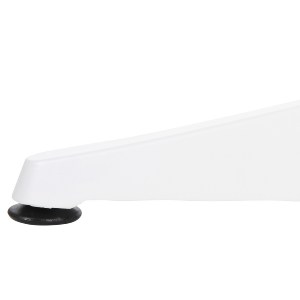 72542 ΤΡΑΠΕΖΙ ΑΛΟΥΜΙΝΙΟΥ ΣΤΡΟΓΓΥΛΟ ALEXA HM6086.02 ΛΕΥΚΟ-POLYWOOD TOP ΦΥΣΙΚΟ Φ60x73Υεκ.