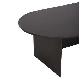 72556 ΓΡΑΦΕΙΟ ΣΥΝΕΔΡΙΑΣΕΩΝ ΟΒΑΛ SIENNA HM2134.02 ΜΕΛΑΜΙΝΗ ΣΕ WENGE 240x120x75Υεκ.