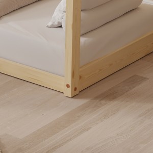 72560 ΚΡΕΒΑΤΙ ΠΑΙΔΙΚΟ PEPE HM678.01 τ.MONTESSORI ΞΥΛΟ ΠΕΥΚΟ ΦΥΣΙΚΟ- 140x70εκ