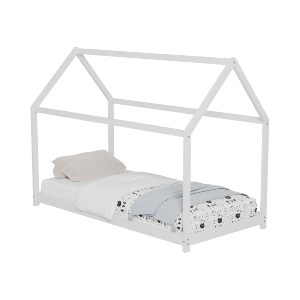 72561 ΚΡΕΒΑΤΙ ΠΑΙΔΙΚΟ PEPE HM678.03 τ.MONTESSORI ΞΥΛΟ ΠΕΥΚΟ ΛΕΥΚΟ- 140x70εκ