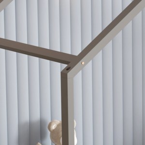 72631 ΚΡΕΒΑΤΙ ΠΑΙΔΙΚΟ KLARICE HM680.05 τ.MONTESSORI-2 ΣΥΡΤΑΡΙΑ- ΞΥΛΟ ΠΕΥΚΟΥ ΓΚΡΙ-190x90εκ