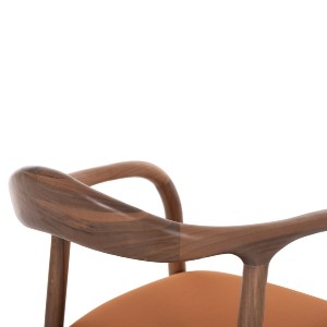 72689 ΠΟΛΥΘΡΟΝΑ LUPPE HM18015.05 ΞΥΛΟ ΟΞΙΑΣ ΚΑΡΥΔΙ-ΥΦΑΣΜΑ ΠΟΡΤΟΚΑΛΙ 51x56x78Υεκ.
