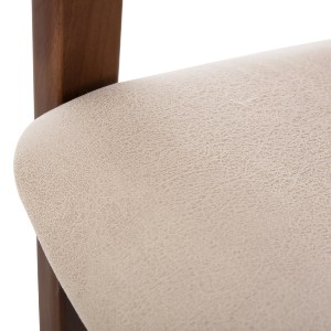 72738 ΠΟΛΥΘΡΟΝΑ DANISH PLUS HM18145.02 ΞΥΛΟ ΚΑΡΥΔΙΑΣ-ΥΦΑΣΜΑ ΣΕ ΕΚΡΟΥ 57x59x79Υεκ.