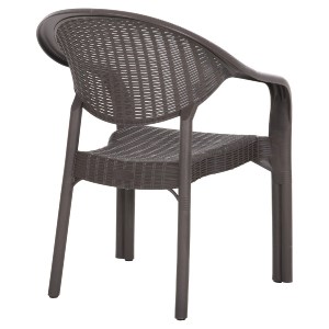 72754 ΠΟΛΥΘΡΟΝΑ ΠΟΛΥΠΡΟΠΥΛΕΝΙΟΥ FETT HM6158.06 BAMBOO LOOK-ΚΑΦΕ 63x59x81Υεκ.