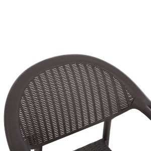 72754 ΠΟΛΥΘΡΟΝΑ ΠΟΛΥΠΡΟΠΥΛΕΝΙΟΥ FETT HM6158.06 BAMBOO LOOK-ΚΑΦΕ 63x59x81Υεκ.