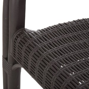 72754 ΠΟΛΥΘΡΟΝΑ ΠΟΛΥΠΡΟΠΥΛΕΝΙΟΥ FETT HM6158.06 BAMBOO LOOK-ΚΑΦΕ 63x59x81Υεκ.