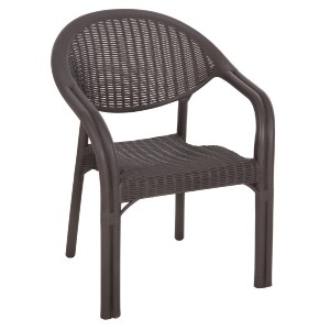 72754 ΠΟΛΥΘΡΟΝΑ ΠΟΛΥΠΡΟΠΥΛΕΝΙΟΥ FETT HM6158.06 BAMBOO LOOK-ΚΑΦΕ 63x59x81Υεκ.