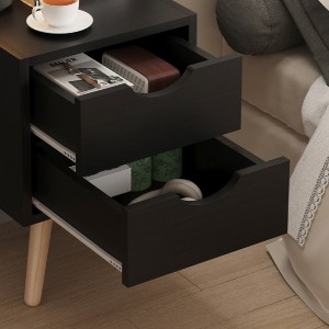 72765 ΚΟΜΟΔΙΝΟ DINKL HM2472.02 ΜΕΛΑΜΙΝΗ-2 ΣΥΡΤΑΡΙΑ-WENGE 29,7x29,7x45Υεκ
