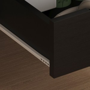 72765 ΚΟΜΟΔΙΝΟ DINKL HM2472.02 ΜΕΛΑΜΙΝΗ-2 ΣΥΡΤΑΡΙΑ-WENGE 29,7x29,7x45Υεκ